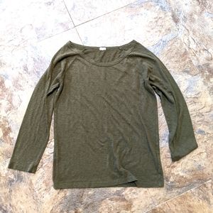 Forest Green 3/4 Sleeve Shirt
